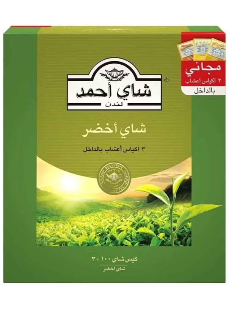 شاي أخضر 100 كيس